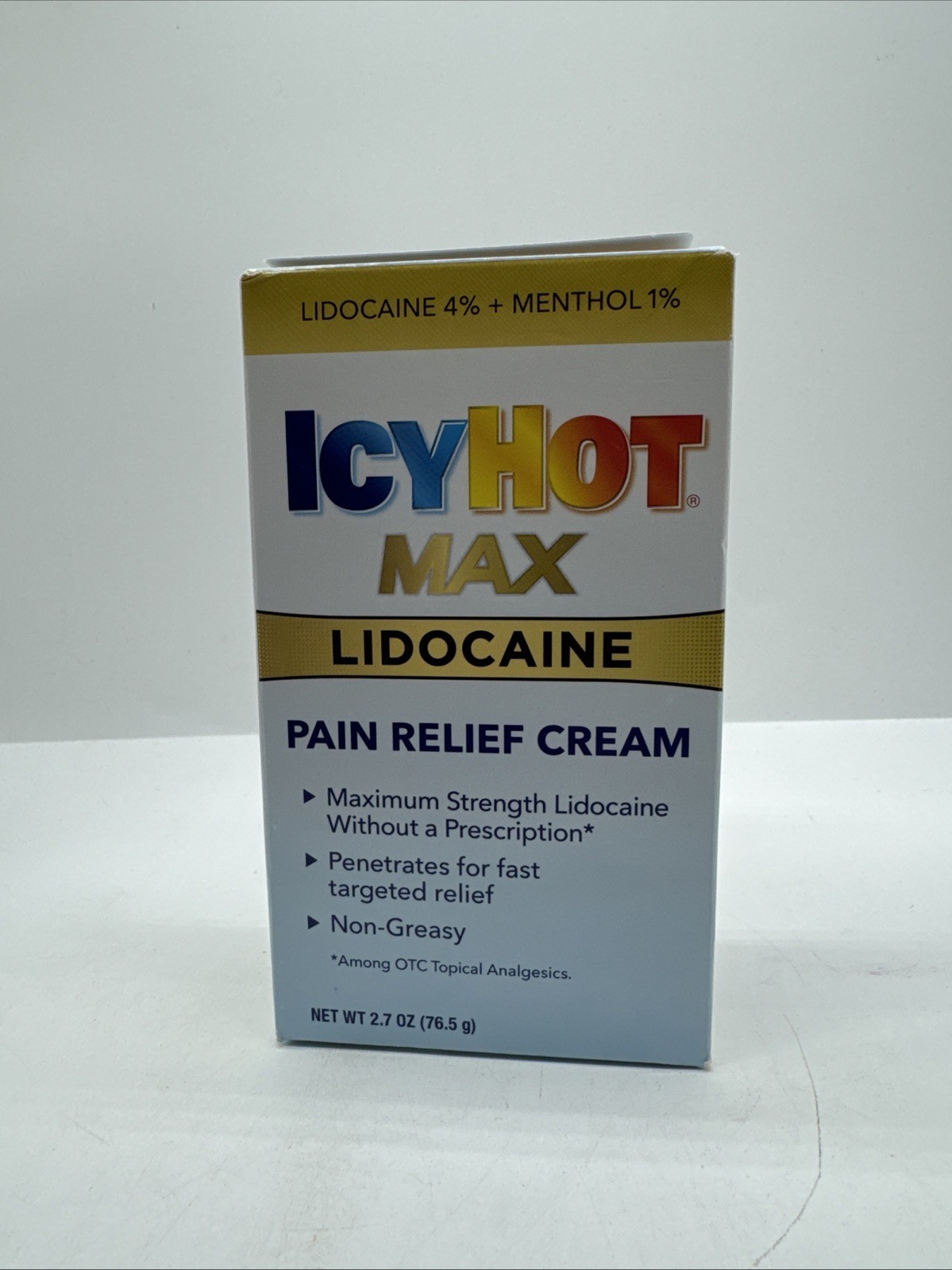 Icy Hot Max Strength Pain Relief Creme With Menthol 2.7oz. - $5.99