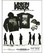 Linkin Park 2006 Minutes to Midnight tour ad Hot Topic Clothing advertis... - $4.05
