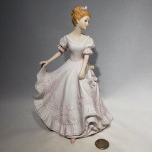VTG HOMCO Lady Caroline Figurine 1993 Masterpiece Porcelain Signed Mizuno 9.5&quot; - £19.89 GBP