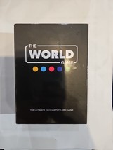 THE WORLD GAME The Ultimate Geography Card Game BRAND NEW SEALED Fun Fam... - $20.16