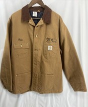 Vintage 90s Carhartt 6BLCT Size 54 Tall Blanket Lined Chore Men&#39;s Canvas... - $75.99