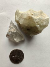  Unknown Mineral Stone Crystal Specimen 61 grams    crystal rock 2 pcs - $4.89