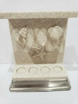 Coastal Collection Bathroom  Toothbrush Starfish Holder Seashells Decor NEW - $29.69