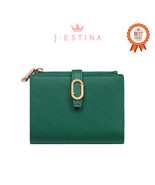 [J.ESTINA] HAZEL 2-tier wallet zipper green (JSNCSC3BS300GN010) Korean b... - £140.43 GBP