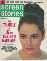 Screen Stories March 1964 Elizabeth Taylor Cover Ex+++ - £3.38 GBP