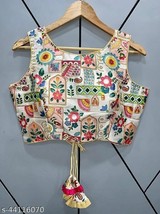 Modern Women Blouses Girls Gift Valentine Dress Phantom Embroidered choli - $38.10