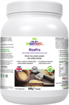 RicePro-Premium Brown Rice Protein-Enriched with Phytonutrients-Chikory Fibre-UK - £15.02 GBP