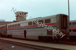 Amtrak Superliner 38011 Dining Passenger Car Chicago Area 2 Color Negati... - £5.06 GBP