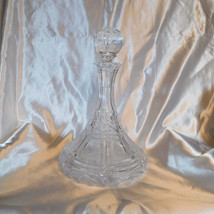 Cut Crystal Ships Decanter with Matching Stopper # 21249 - $38.56