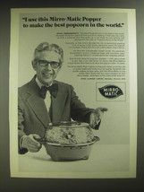 1974 Mirro-Matic Popper Advertisement - Orville Redenbacher - I use this Popper - £14.44 GBP