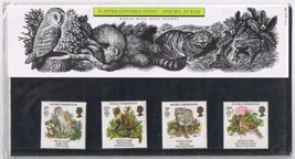 United Kingdom Stamps Nature Conservation Species At Risk 1986 Presentation Pack - $2.96
