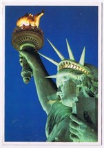 Postcard Statue Of Liberty At Night NYC New York - £3.09 GBP
