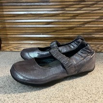 Dansko Chrissy Shimmer Silver Mary Janes Size 9.5-10 40 New Without Box - $41.79