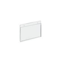 Azar 3 1/2&quot; x 5&quot; Horizontal Wall Mount Acrylic Sign Holder Clear 10/Pack... - £57.87 GBP