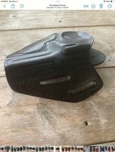 Fits Smith&Wesson Mod. 686 4”BBL 3-Slot Leather Belt Holster With Open Top image 5