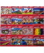 500 Pc Jigsaw Puzzles 11”x18.25” 1/Pk s20c, Select: Apples Birds Castles Doors P - $2.99