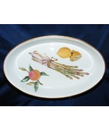 Vintage Royal Worcester China Evesham Gold Pattern Oval Casserole Baker ... - $844.58 MXN