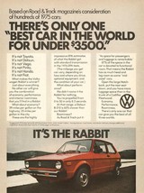 1976 VW RABBIT AD | 24X36 inch Poster | sports car | Awesome! - £16.43 GBP