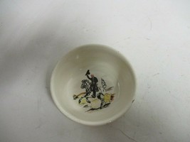 1950&#39;s W.S. George HOPALONG CASSIDY in BLACK outfit ceramic cereal bowl * - $49.49