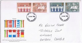 United Kingdom First Day Cover Falkirk Europa 1984 - £7.64 GBP