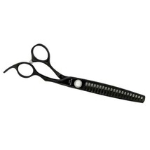 21.6cm black pearl left handed scissor 26 teeth texturizer Hygiene shears - £186.74 GBP