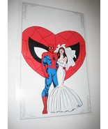 Spider-Man Poster #152 Wedding Peter Parker Mary Jane Watson by John Rom... - £31.69 GBP