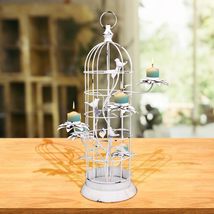 Bird Cage Candle Holder in 26? Tall in Assorted Colors (Antique White) - £60.13 GBP