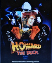 Howard The Duck Signed Photo x2 - Ed Gale &amp; Lea Thompson w/coa - £180.07 GBP