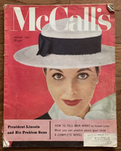 Vintage Magazine McCall’s January 1956 Fashion - Beauty - Home - Food - Stories - £11.78 GBP