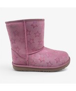 UGG Classic II Iridescent Star Orchid Pink Kids Girls Size 5 Shearling S... - $123.27 CAD