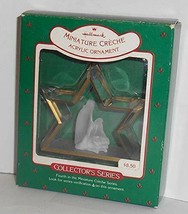 Miniature Creche 4th in Series 1988 Hallmark Ornament QX4034 - $15.20