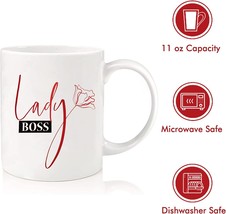 Boss 11 OZ Novelty Coffee Mug, Boss Day Gifts Women Coworkers Managers New Job - £9.87 GBP