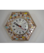 General Electric Telechron Vintage model 2118A wall clock Mosaic retro 1... - €60,35 EUR