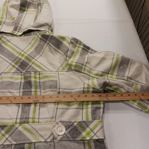 Dollhouse Women's Green/Gray Wool Blend Removable Hoodie Coat Jacket Size 3X image 7