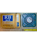 RB tech UCF205-16 Four Bolt Square Flanged Bearing Unit w/ 1&quot; Bore NEW - $40.74