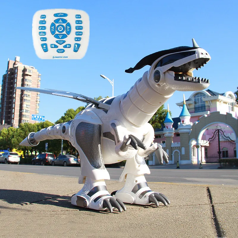 66CM Large Smart Robot Toy RC Dinosaur Touch Sensing Smart Conversation English - £118.81 GBP