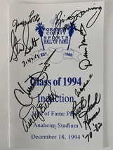 Orange County Sports Hall of Fame 1994 signed flyer - £312.73 GBP