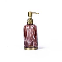 Tortoise Glass Soap Dispenser Vintage 4x8.25 for Bathroom Kitchen Handmade - $102.93 MXN Tortoise Glass Soap Dispenser Vintage 4x8.25 for Bathroom Kitchen Handmade - $102.93 MXN