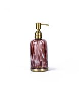 Tortoise Glass Soap Dispenser Vintage 4x8.25 for Bathroom Kitchen Handmade - $102.93 MXN Tortoise Glass Soap Dispenser Vintage 4x8.25 for Bathroom Kitchen Handmade - $102.93 MXN