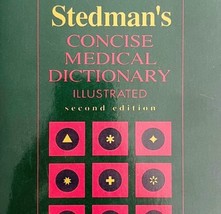 Stedman&#39;s Concise Medical Dictionary Illustrated 1994 Vintage PB 2nd Ed BKBX3 - £39.33 GBP
