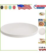 10&quot; Round Polypropylene Plates - Dishwasher Safe, Reusable, Perfect for ... - $33.20 CAD