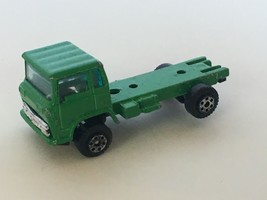 YatMing Vintage Green Cab Truck Trailer Frame Bed Loose Kids Toy Diecast - £2.35 GBP
