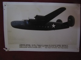 Vintage Liberator Express C-87 Military Plane Postcard #112 - $19.79