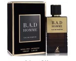 B.A.D Homme by Maison AlHambra 3.4 oz / 100ml Spray Brand New Free Shipping - £20.56 GBP