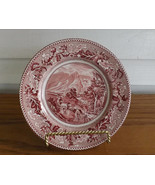 Johnson Bros Bread &amp; Butter Plate Vintage Historical America Pink Chinaw... - £11.84 GBP