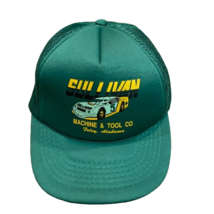 Vintage Foam Mesh Snapback Green Trucker Hat Ya Headwear Sullivan Machin... - £15.98 GBP