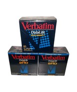Lot Of 3 NOS Sealed Pack of 10 Verbatim DataLife MF-2HD 3.5” Microdisk P... - $41.03 CAD