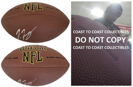 Jerry Jeudy Denver Broncos Alabama signed NFL football proof COA autographed - £110.52 GBP