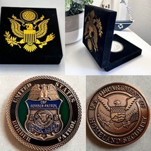 Customs And Border Patrol Challenge Coin With Special Velvet Case - £16.26 GBP