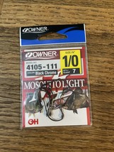 Owner mosquito light hook size 1/0-BRAND NEW-SHIPS SAME BUSINESS DAY - $15.72